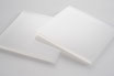 Milky-water White 3mm Rectangle/Square - Cut&Polish