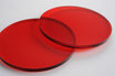Tinted Red 3mm Circle - Cut&Polish