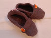 FILZFINKEN braun GR. 36/37, orange KATZE