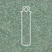 Miyuki Delicas 11/0 - Pearl Lined - Transparent Pale - Green (1675)