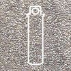 Miyuki Delicas 11/0 - Bright Sterling - Silver Plate (551)