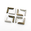 Buchecken "mittel",  15x15mm glatt