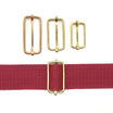 Schieber / Regulierer mit beweglichem Steg, goldfarben