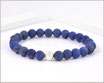 Lapislazuli Edelstein Armband Stardust S 8 mm matt