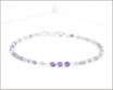 Amethyst Armband 2+3 mm Nr 2