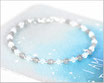 Facettiertes Opal Edelsteinarmband in 2 x 3 mm mit 925 Silber Mix 1
