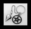 Key Ring Pendulum Pentagram