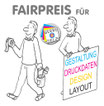 Gestaltung zum Fairpreis