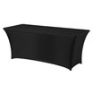 Tischhusse "Creative" Stretch, schwarz (für Bankett-Tisch 0,76 x 1,80 m)