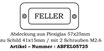 ABDECKUNG ZU FELLER 41X15