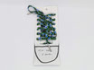 Lacets vert bleu