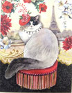 PS Memopad　*42376 「PARIS CATS」