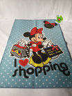 Tappeto Disney "Minnie Shopping" antiscivolo 80x120 cm. A360