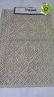 Tappetino bagno 100% Cotone Sardo fiore beige 55x80 cm. A739