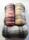 Plaid in pile agnellato caldissimo stampato singolo 110x140 cm. Art. Scozzese 2. D54