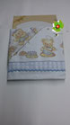 Completo lenzuola baby lettino stampato per culla 100% Cotone. N180