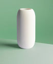 Vase 3D Pille weiß
