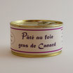 Pâté au foie gras de canard (conserve)