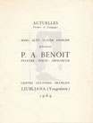 Benoît, P. A.