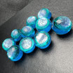コウリブルー8mm～14mmホタルガラス 10個セット