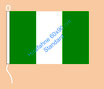Nigeria / Hißfahne im Querformat