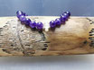 Amethyst Armband mit Bergkristall 100% natur