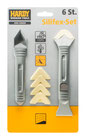 Kit a silicone/mastic 6 elem.