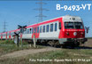VT 614 B-9493-VT in Spur 1 - zweiteilige Einheit bestehend aus 1x Motorwagen und 1x Steuerwagen