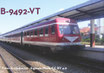 VT 614 B-9492-VT in Spur 1 - Zweiteilige Einheit bestehend aus 1x Motorwagen und 1x Steuerwagen
