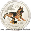 1 Dollar  Hund Lunar II Colorier Australien   2018