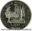 500 Lire Entdeckung von Amerika 1989 Italie