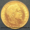 10 Francs  Napoleon III mit Kranz  Frankreich  1856