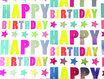 "Happy Birthday" - Als Geschenk verpackt / Emballé avec papier à cadeau