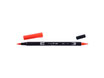 Pennarello Dual Brush Tombow col. 885 Warm Red