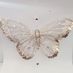 Farfalla Champagne Glitter 15x9 cm Cod. XBF294