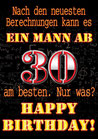 Fun-Bier "EIN MANN AB 30"