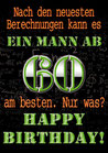 Fun-Bier "EIN MANN AB 60"