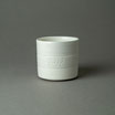 ITEM 10788 • BECHER • BRUTALISM PORCELAIN