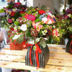 FLOWERS BOX ACQUA COLORATO