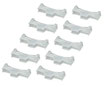 10 x Sicherungsclip für Servostecker Graupner/Futaba (transparent)