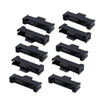 10 x Sicherungsclip für Servostecker Graupner/Futaba (schwarz)