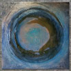 "REFLEKTION I" Acrylbild,abstrakt  (XL190808)