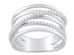 Bague large oxydes