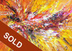 Yellow Red Abstraction S 1 / SOLD