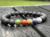 5 Elemente Lavastein Armband