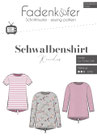 Papierschnittmuster "Schwalbenshirt" Fadenkäfer