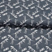 Baumwolldruck Dinos schwarz weiß -made in Spain-