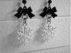 Gothic Lolita Snowflake Earrings