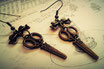 Steampunk Scissors Earrings