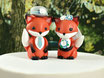 Kawaii Fox Wedding cake Toppers
